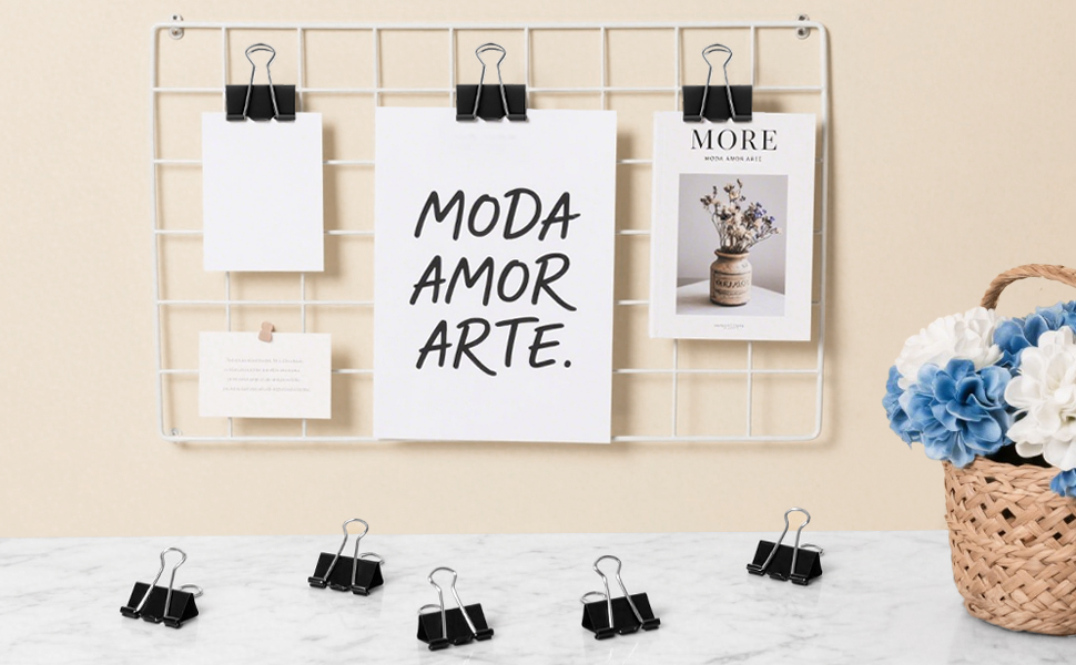 Paper binder clips