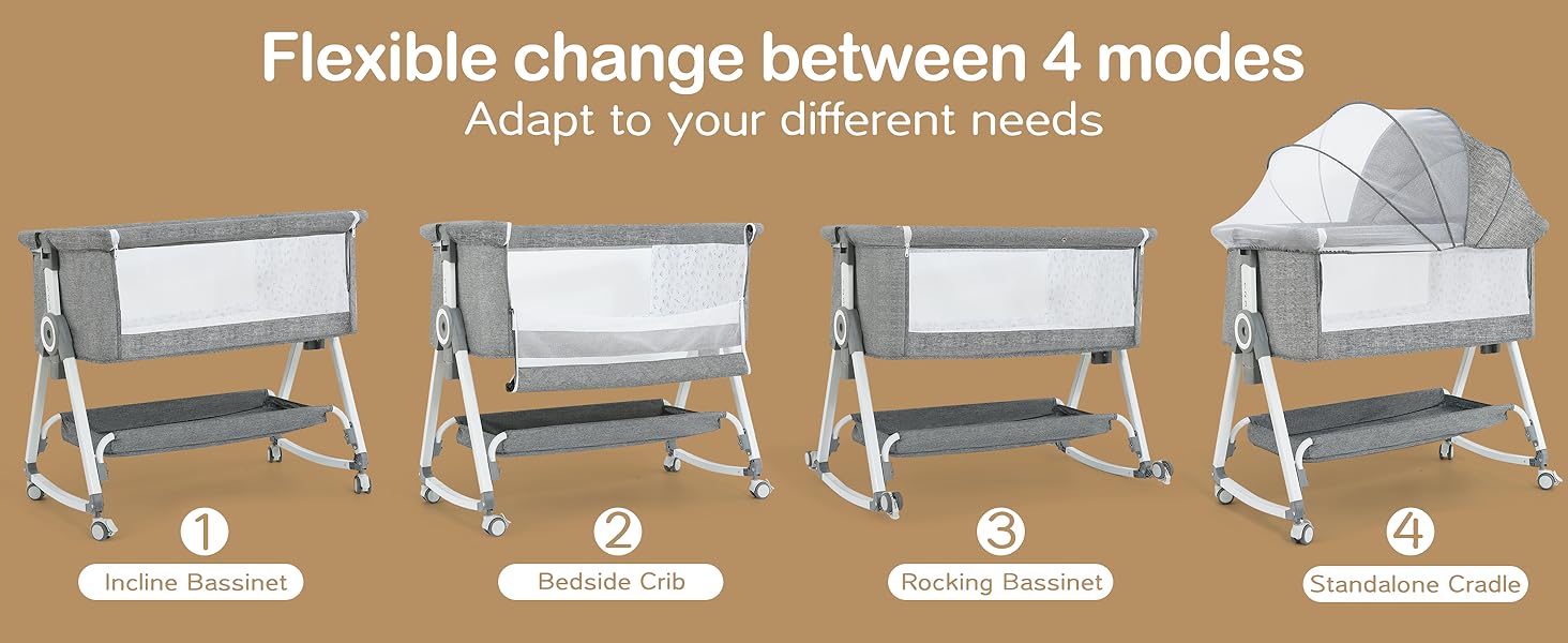 rolling bassinet for baby