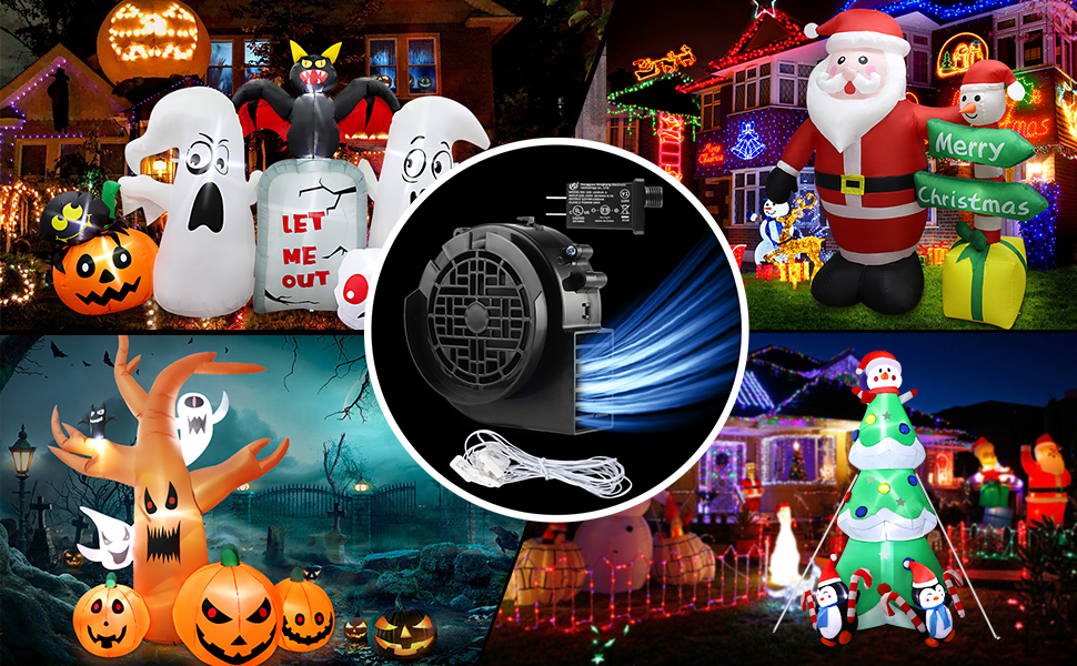 Air Blower for Inflatables, 12V 1.2A Air Fan Replacement 1