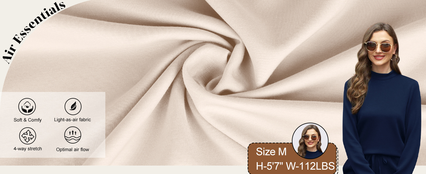 Fabric:Light-as-air fabric/Optimal air flow/4-way stretch.