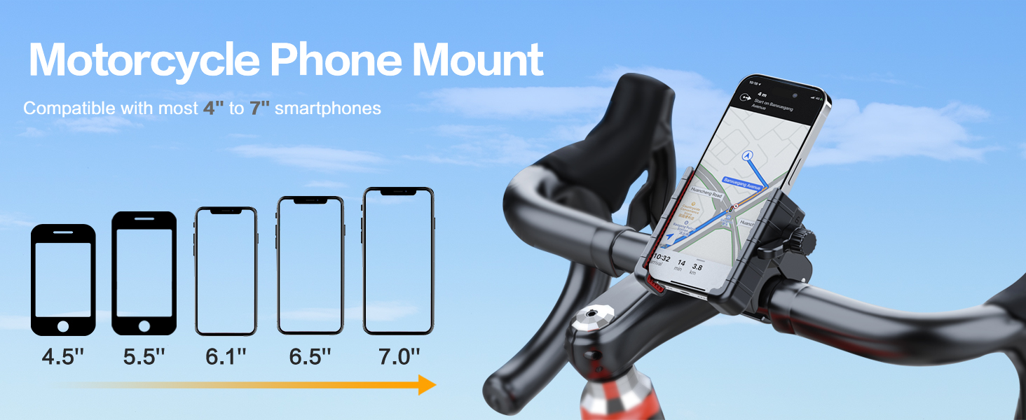 motorcycle phone mount