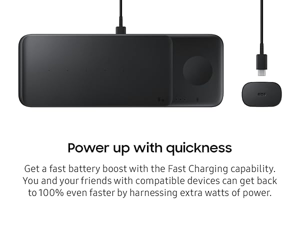 【新品未開封】SAMSUNG Wireless Charger Trio Amazon.com: Samsung Wireless Charger Trio, Qi Compatible