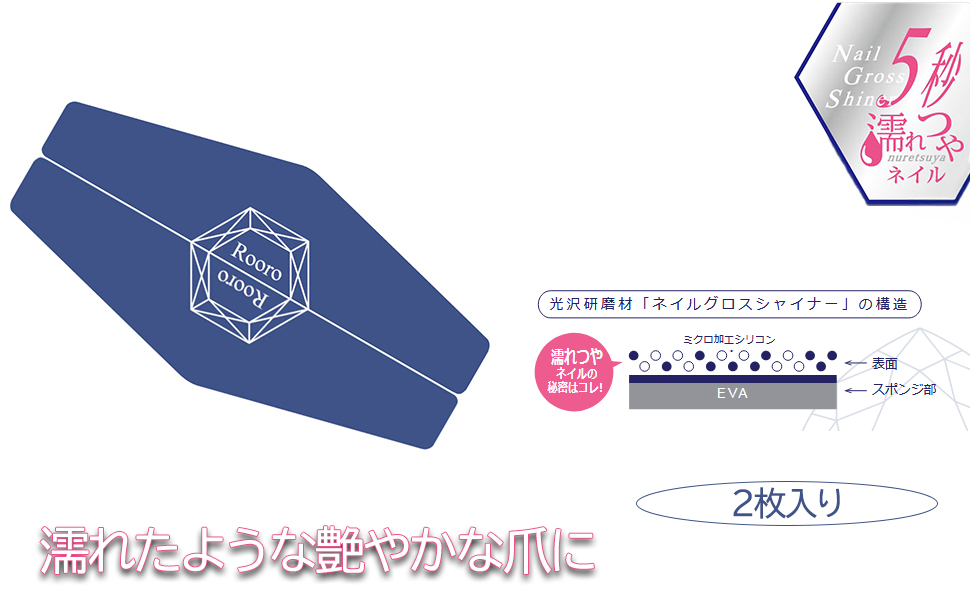 ネイルグロス Amazon.co.jp: 柳瀬 Rooro 特殊加工爪みがき ネイルグロス