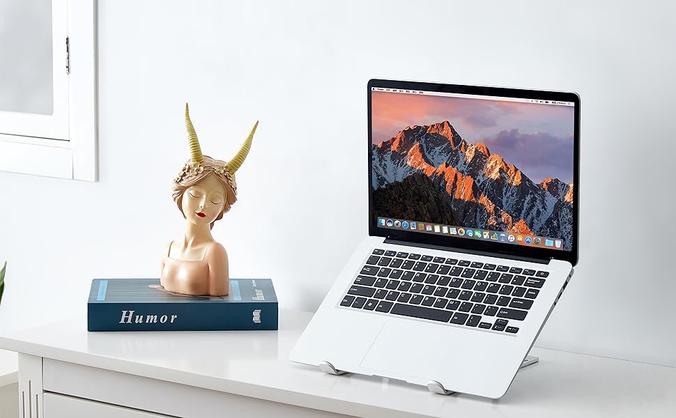 Compatible Laptop Stadn for desk in office, home, portable