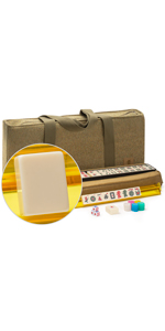 American Mahjong Set, “Manzanilla” with Soft Case