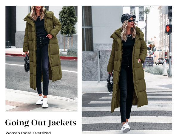 Amazon.com: PRETTYGARDEN Women's Winter Long Puffer Coats
