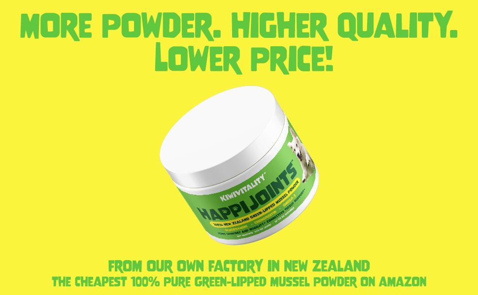 HappiJoints Green Lipped Mussel Powder