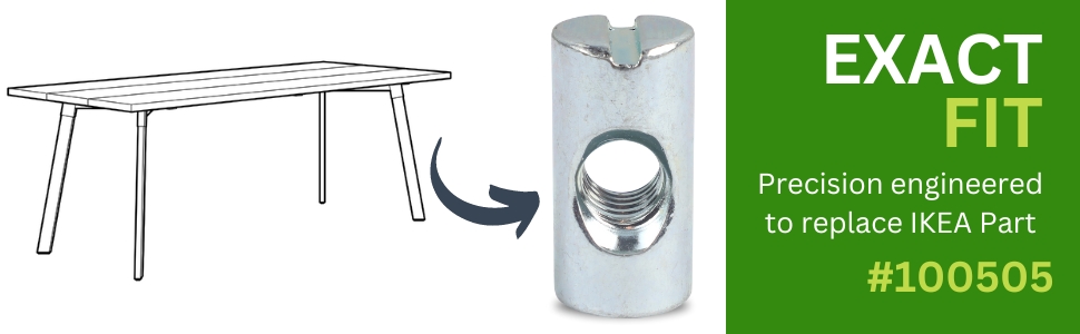 Amazon.com: Spare Hardware Parts Cross Dowel Barrel Nut