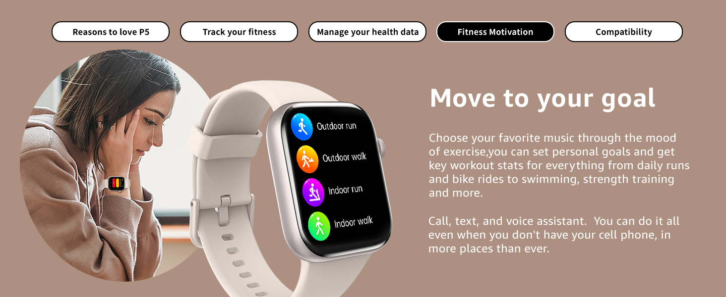 smart watch for men women