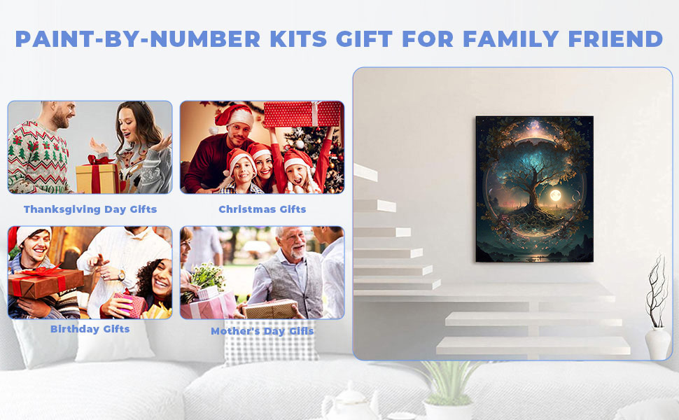 Tree of Life Adult Paint by Number KitsTree of Life Paint by Numbers