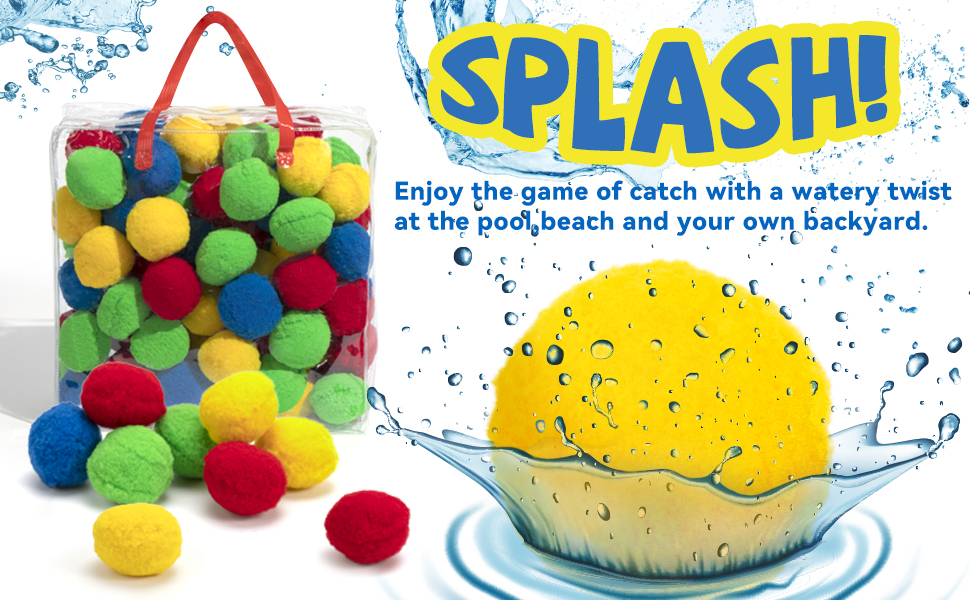 Karsspor 80 Reusable Water Balls, Cotton Water Balls with