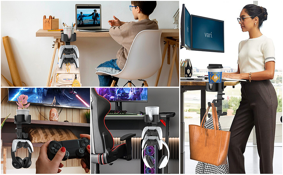 Replaceable Cup Holder for PC Gaming