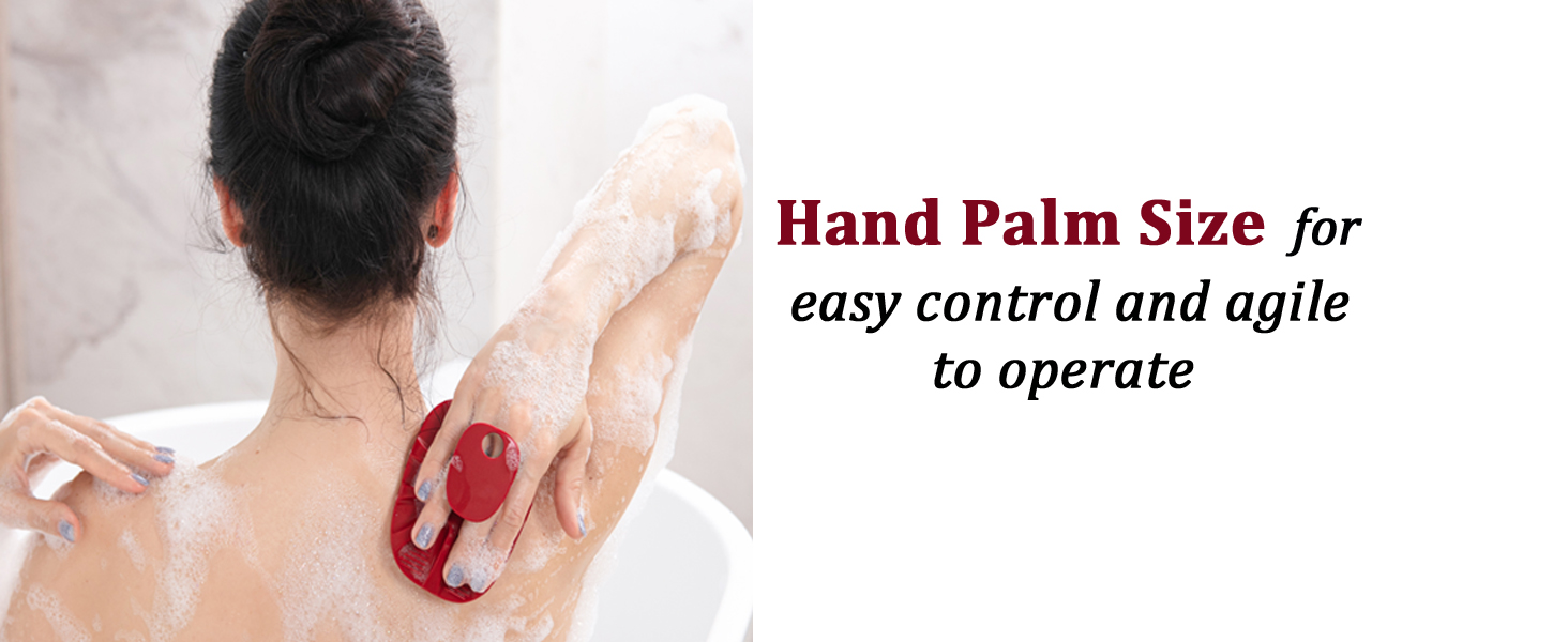 HieerBus Silicone Body Scrubber Shower Bath Brush for Nourishing