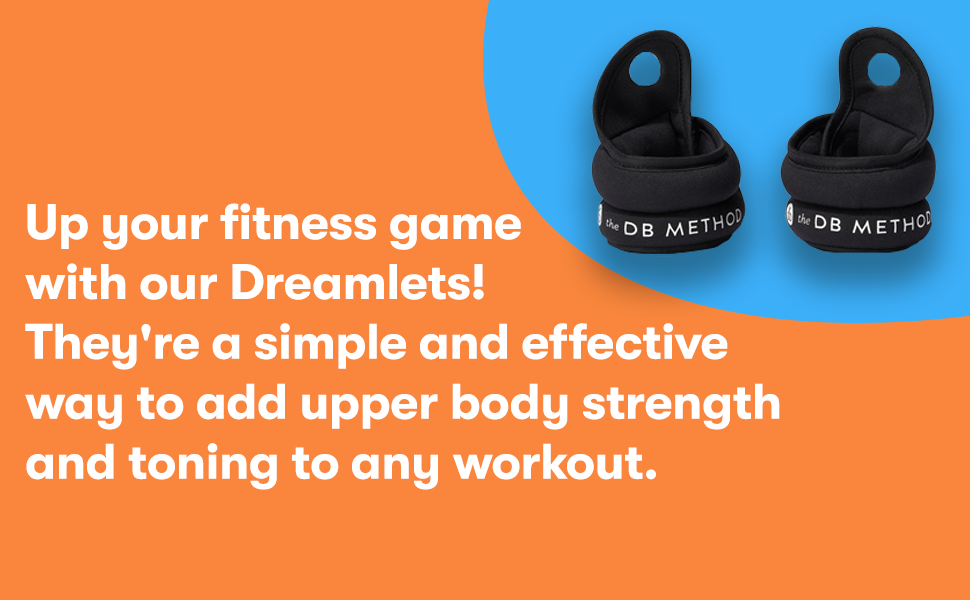 The DB Method Dreamlets Wrist Weights for Squats