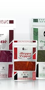 bundle sumac peppermint aleppo pepper