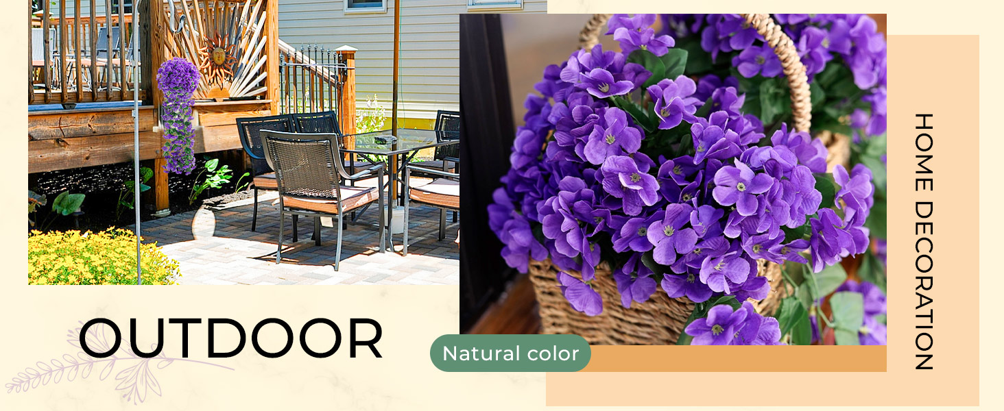 Der Rose 2 Packs Fake Hanging Plants Art... 17 Fake Plants