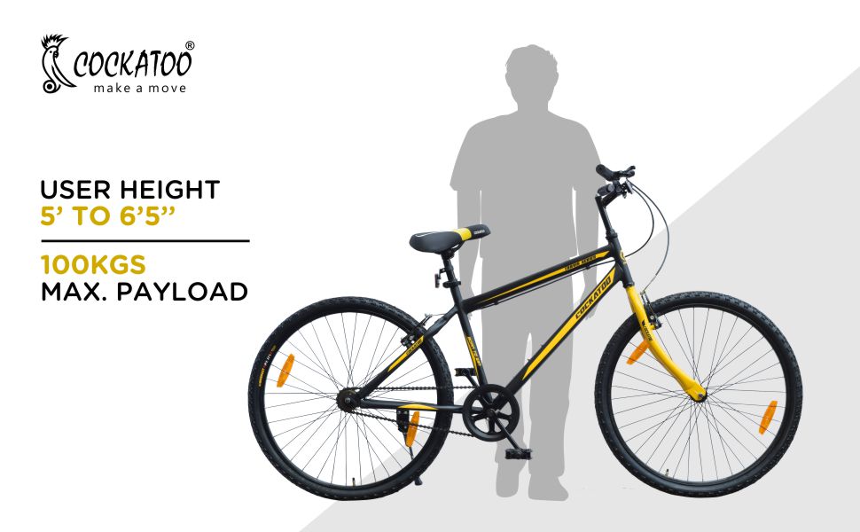 Buy Cockatoo Travis Series 26T Mtb Road Bicycle Without Gear Single