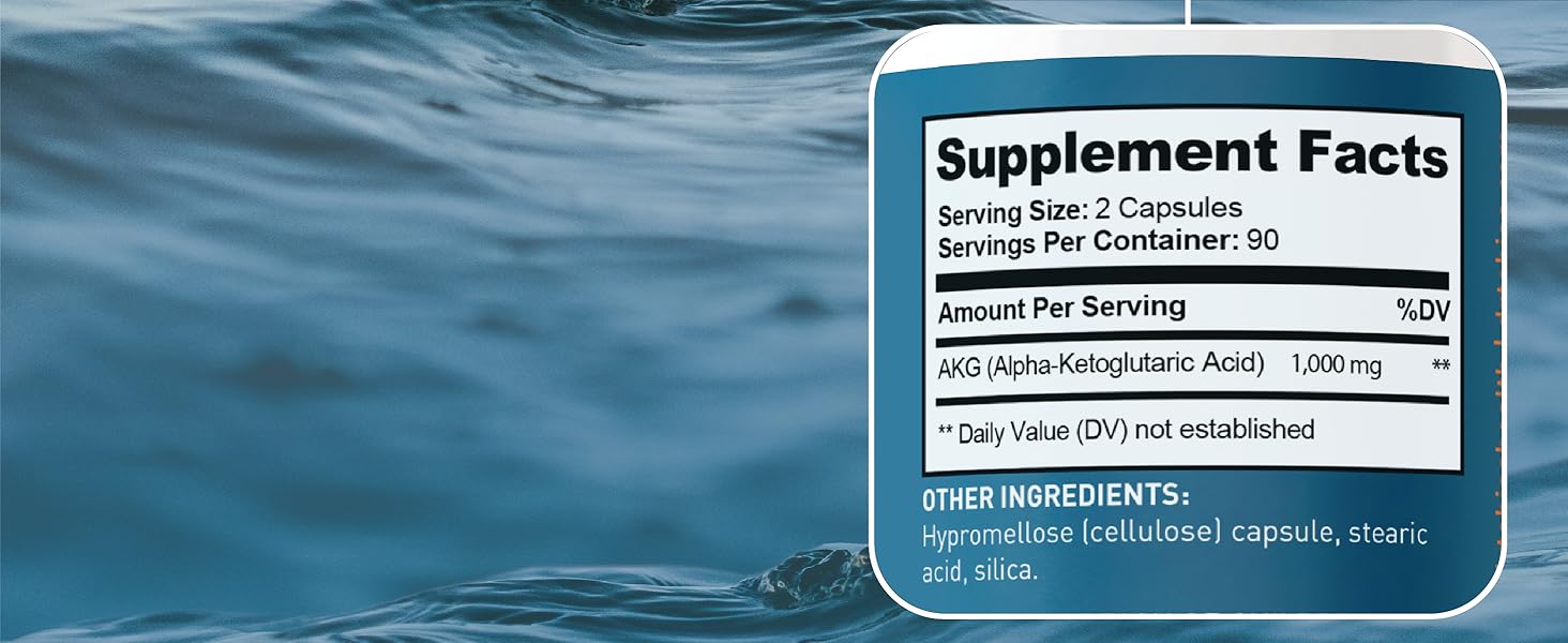 akg supplement alpha ketogluterate muscle defense and longevity supplements for women and men 