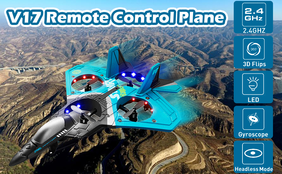 ✩.*˚RC✩.*˚ Amazon.com: V17 Jet Fighter Stunt RC Plane - 2025 New RC