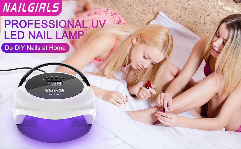 NAILGIRLS 150W PROFESSIONAL UV LED NAIL LAMP FOR GEL POLISH