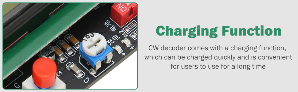 Amazon.com: CW Decoder, DC 7-12V 500mA LED Display Morse Code Reader ...