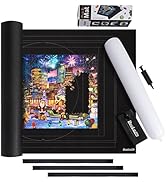 Becko US Jigsaw Puzzle Mat Roll Up with Auxiliary Line for 2000 1500 1000 500 Piece