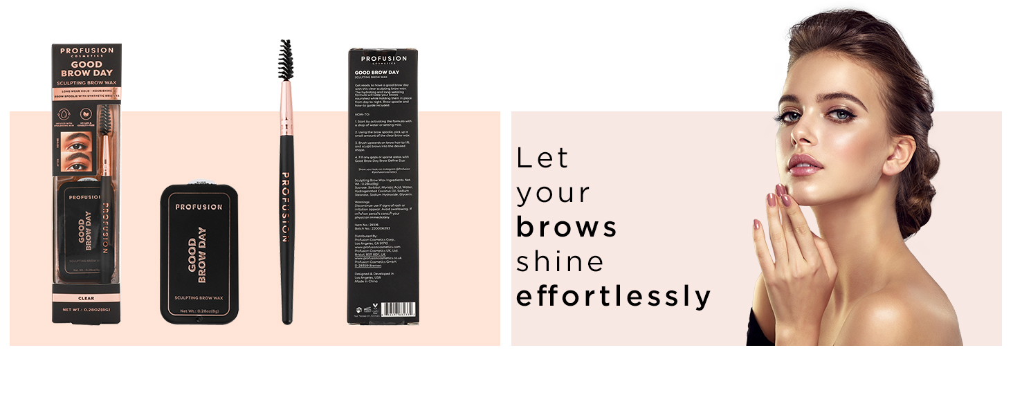 Brows shine effortlessly