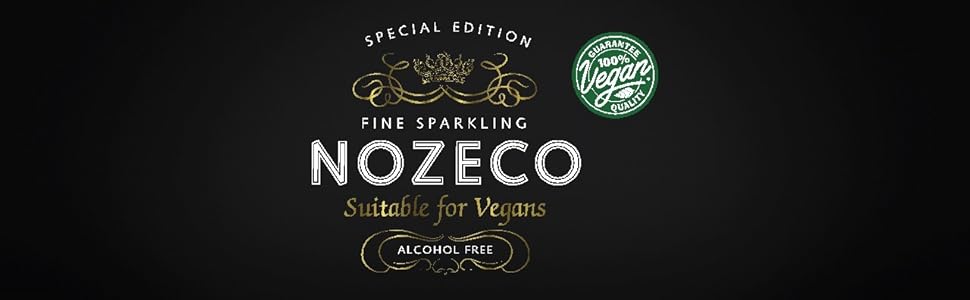 nozeco; nosecco; sparkling; alcoholfree; wine; vegan; alcohol free; prosecco;
