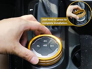 Air Conditioner Headlight Audio 4WD Switch Knob Cover for New Bronco