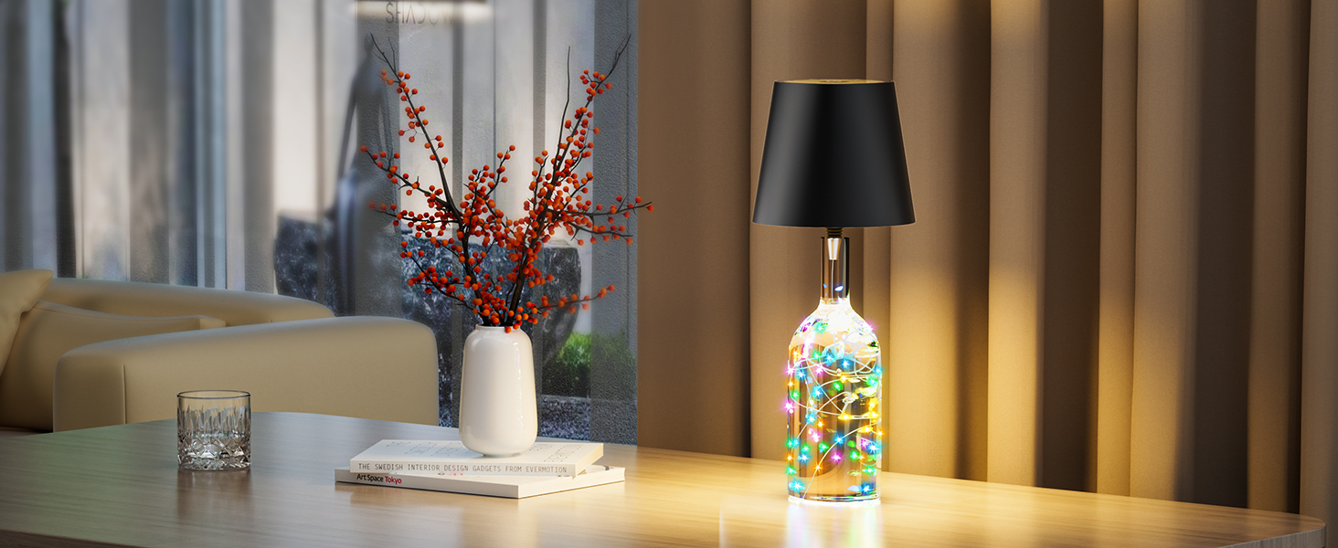 bottle lamp shade