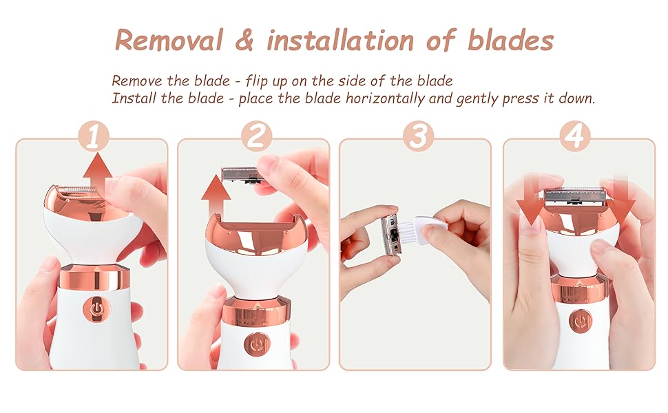 Removal & installation of blade