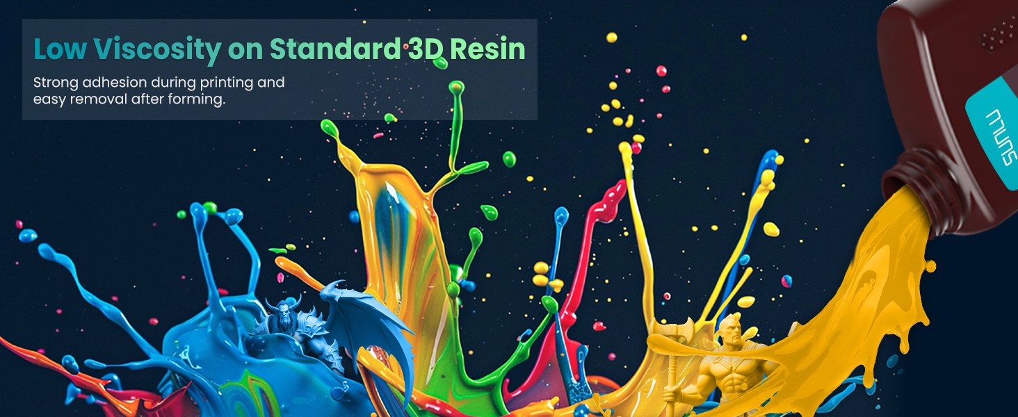 SUNLU 3D Printer Resin 3kg, Fast Curing Standard 3D Resin