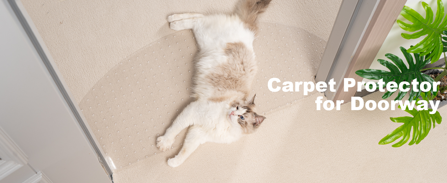 Uross SemiCircular Carpet Protector for Pets 3PCS, Plastic