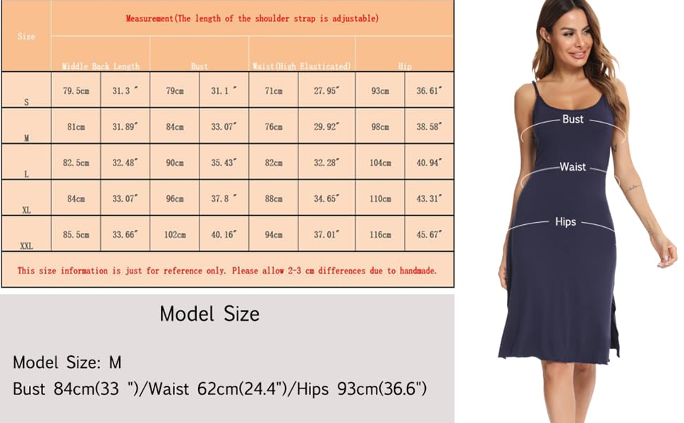 Women's Full Slip Dress