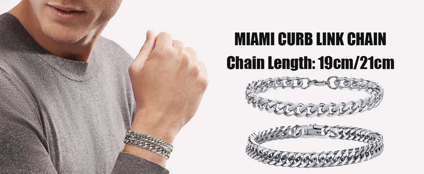 cuban men bracelet