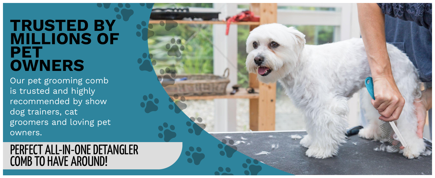 Poodle Pet Dog comb is the #1 pet comb