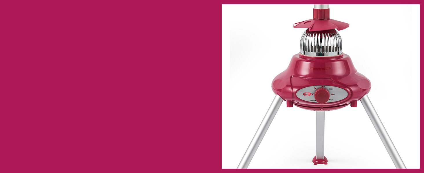 Kleeneze KL066695UKF Electric Heated Indoor Clothes Dryer with Cover