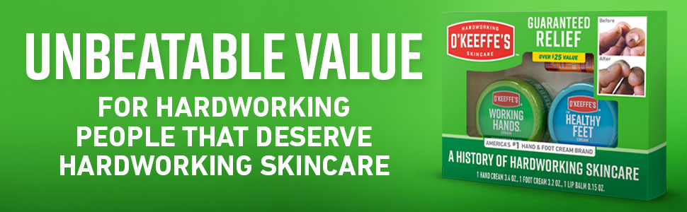 O&#39;Keeffe&#39;s Guaranteed Hardworking skincare