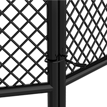 OUSHENG Mesh Decorative Garden Fence Fencing, 24in (H) X 10ft