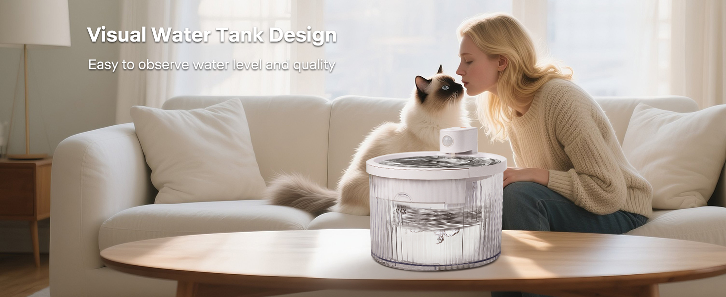wireless water fountain for cats