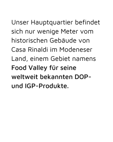 Casa Rinaldi, Italienische Produkte, Italienische Lebensmittel