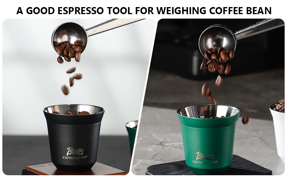coffee bean dosing cup