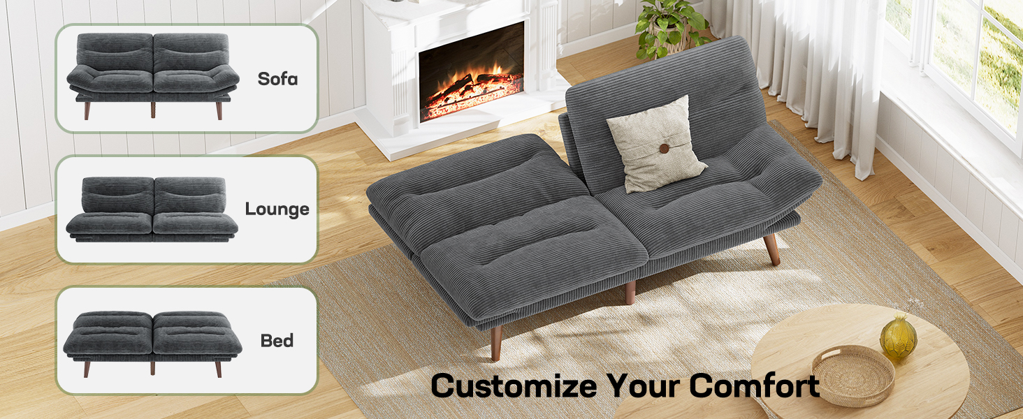 Convertible Futon Sofa Bed