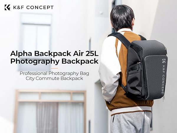 K＆F Concept Alphaカメラバックパック25L Sccae7a7426d4480db68f426959180