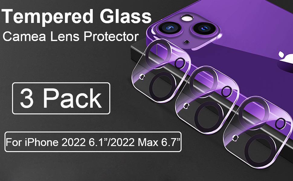 [3 Pack Compatible for iPhone 14 Plus & ... 13 iphone 13 pro max screen protector