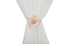 pearl beaded magnetic curtain tieback