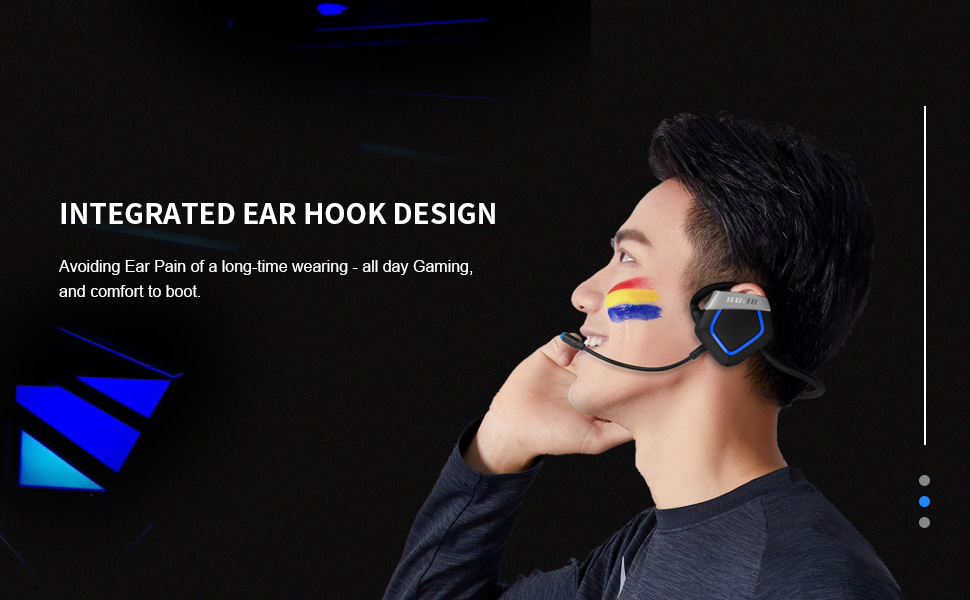 HUHD Wireless Gaming Headphones for PS5, PS4, PC, Nintendo