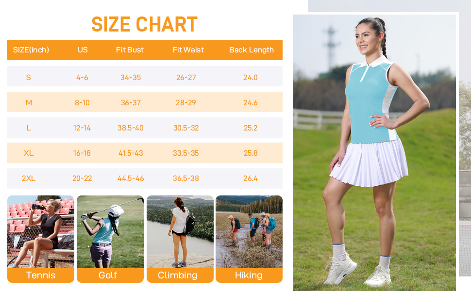SLEEVELESS POLO SHIRT FOR WOMEN