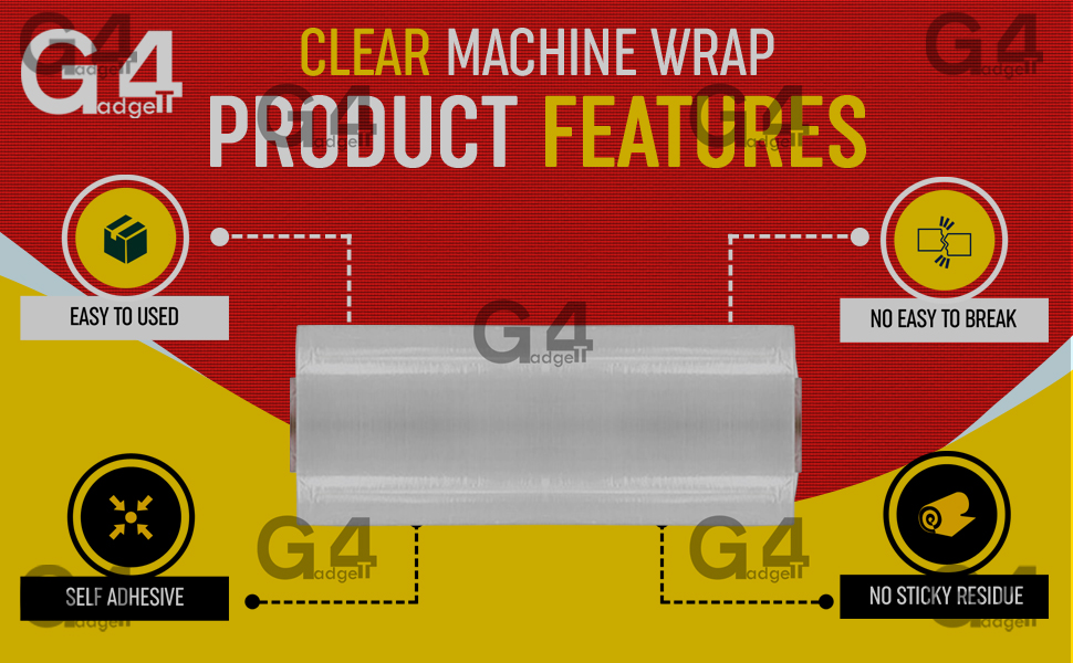 Machine wrap roll luggage wrapping roll furniture wrapping film suitcase wrap plastic wrapping roll