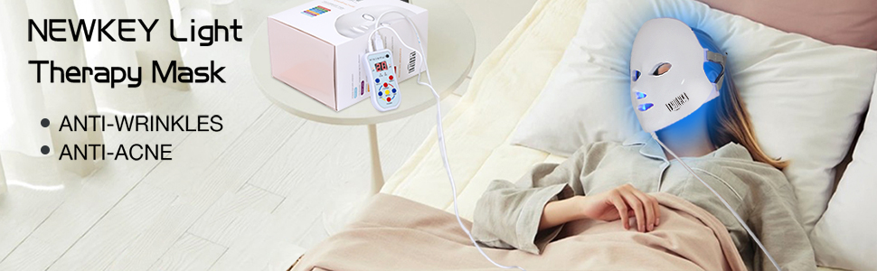 led face mask light therapy